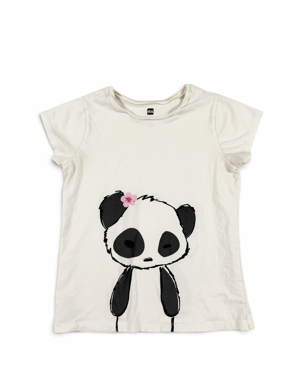 Tea Collection Pretty Panda Double-Sided Graphic Tee Size 12